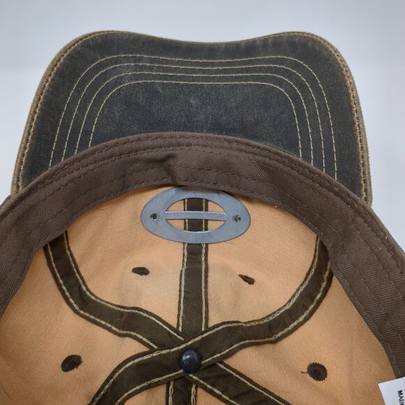 RED'S Trading Post Oldest Gun Shop in Idaho Strapback Hat Brown OS Adjustable - Picture 7 of 8